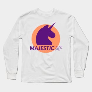 Majestic AF Unicorn Long Sleeve T-Shirt